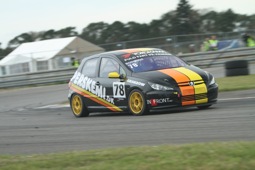 Den sorte Peugeot 307 udførte opgaven perfekt på Padborg Park
(Foto: Gripping Media)